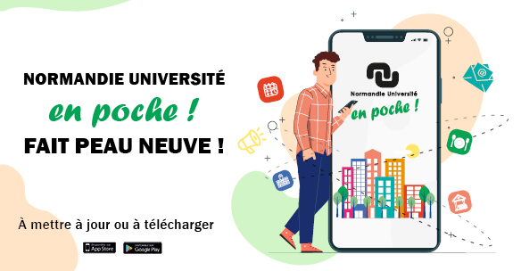 L’application « Normandie Université en poche » fait peau neuve !